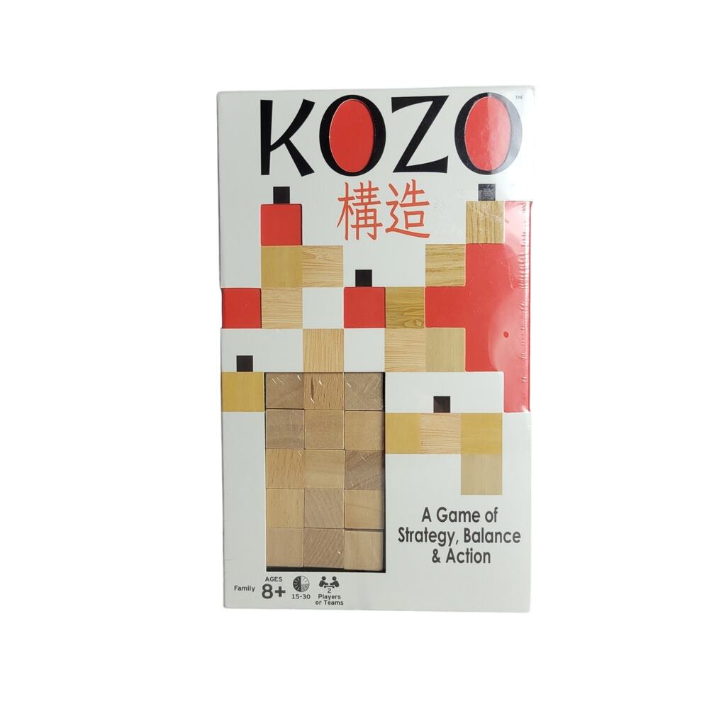 Kozo Wooden Stacking Game Strategy Balance Action Fun! New Family 8+ NEW
